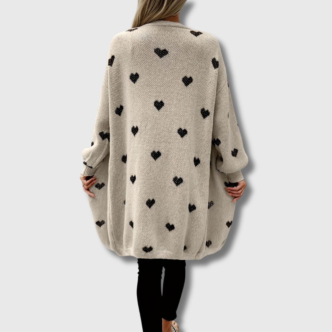 Elance™ | Heart Pattern Cardigan