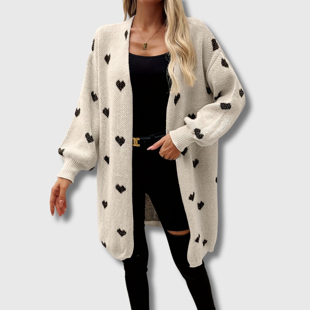 Elance™ | Heart Pattern Cardigan