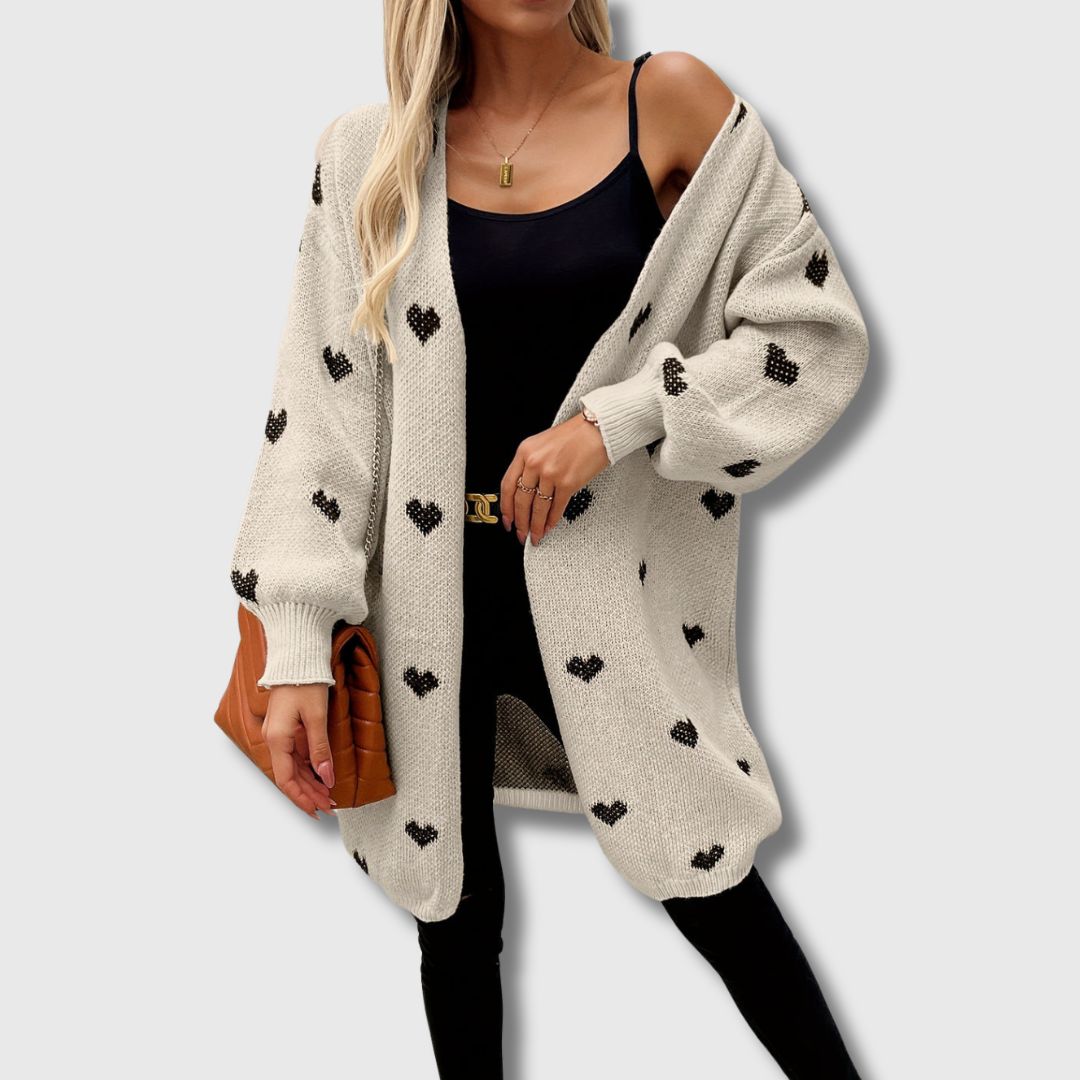 Elance™ | Heart Pattern Cardigan