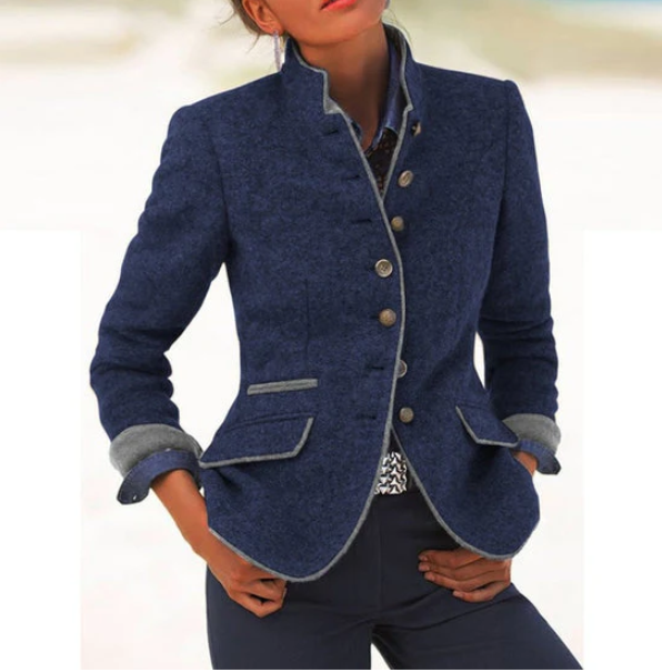 Ava&Claire | Valeria  Elegant cardigan with high collar