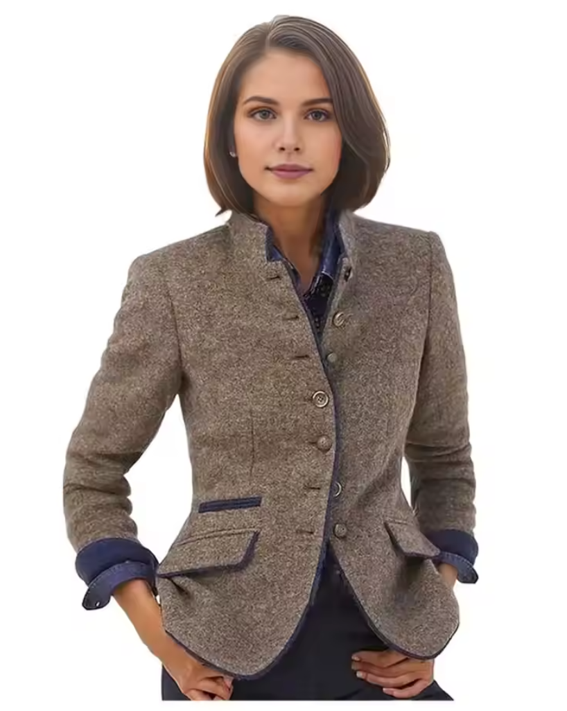Ava&Claire | Valeria  Elegant cardigan with high collar