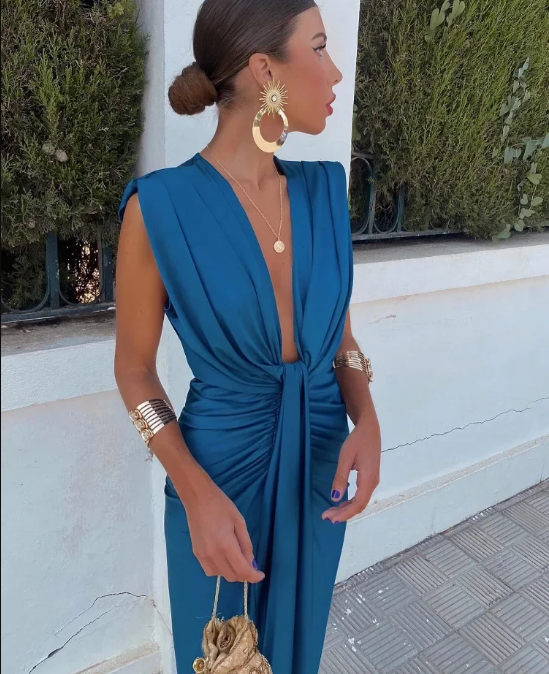 Elance™ | Pleated Elegance Dress