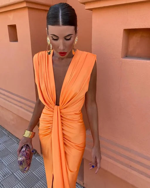 Elance™ | Pleated Elegance Dress
