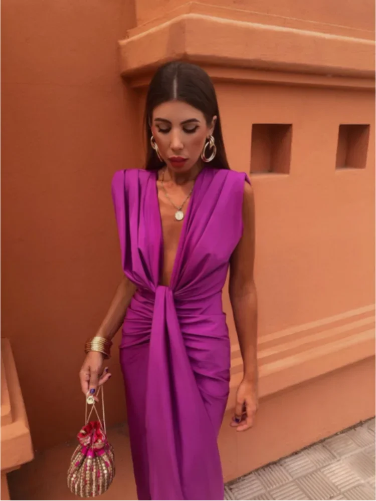 Elance™ | Pleated Elegance Dress