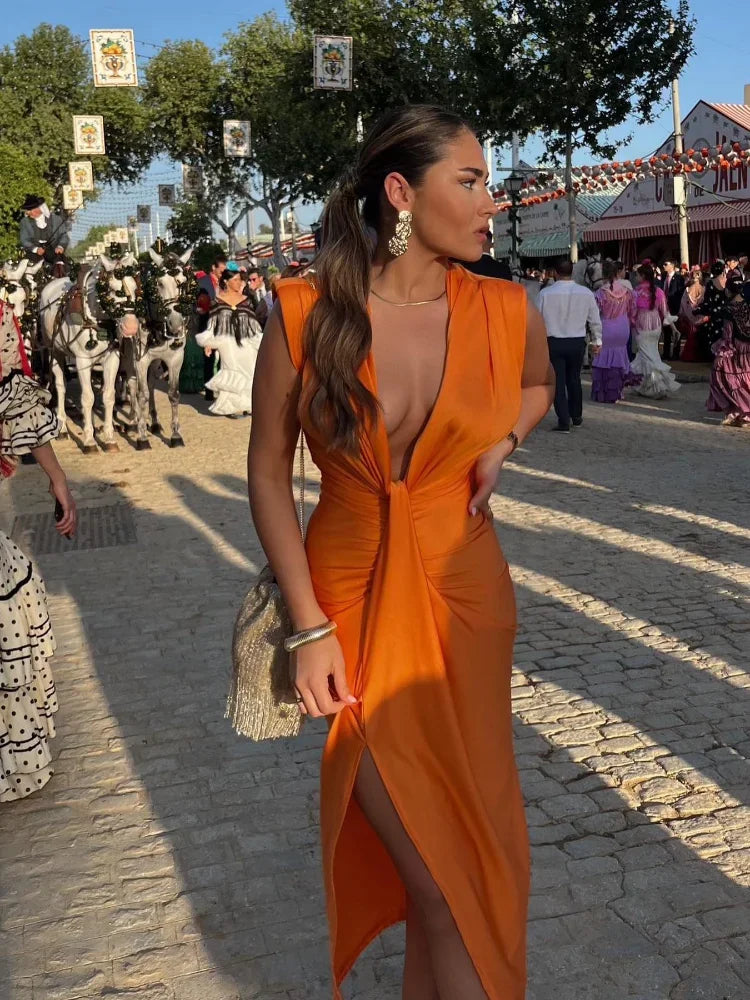 Elance™ | Pleated Elegance Dress