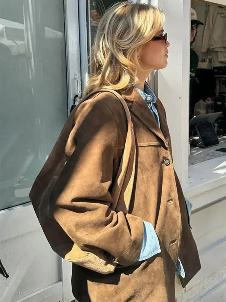 Ava&Claire™ | Sophie Brown Short Jacket