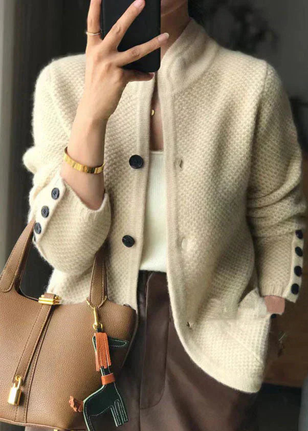 Claire | Cashmere Blend Gilet with Buttons