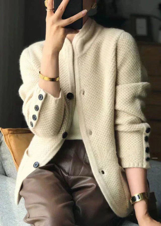 Claire | Cashmere Blend Gilet with Buttons