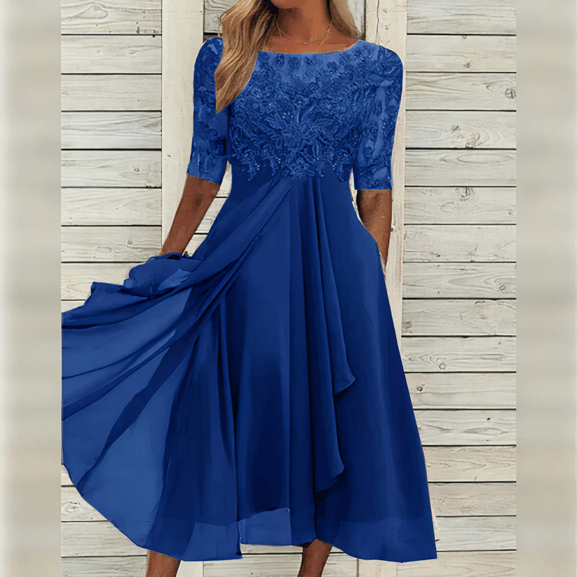 Elance™ | Luxe Lace Midi Dress