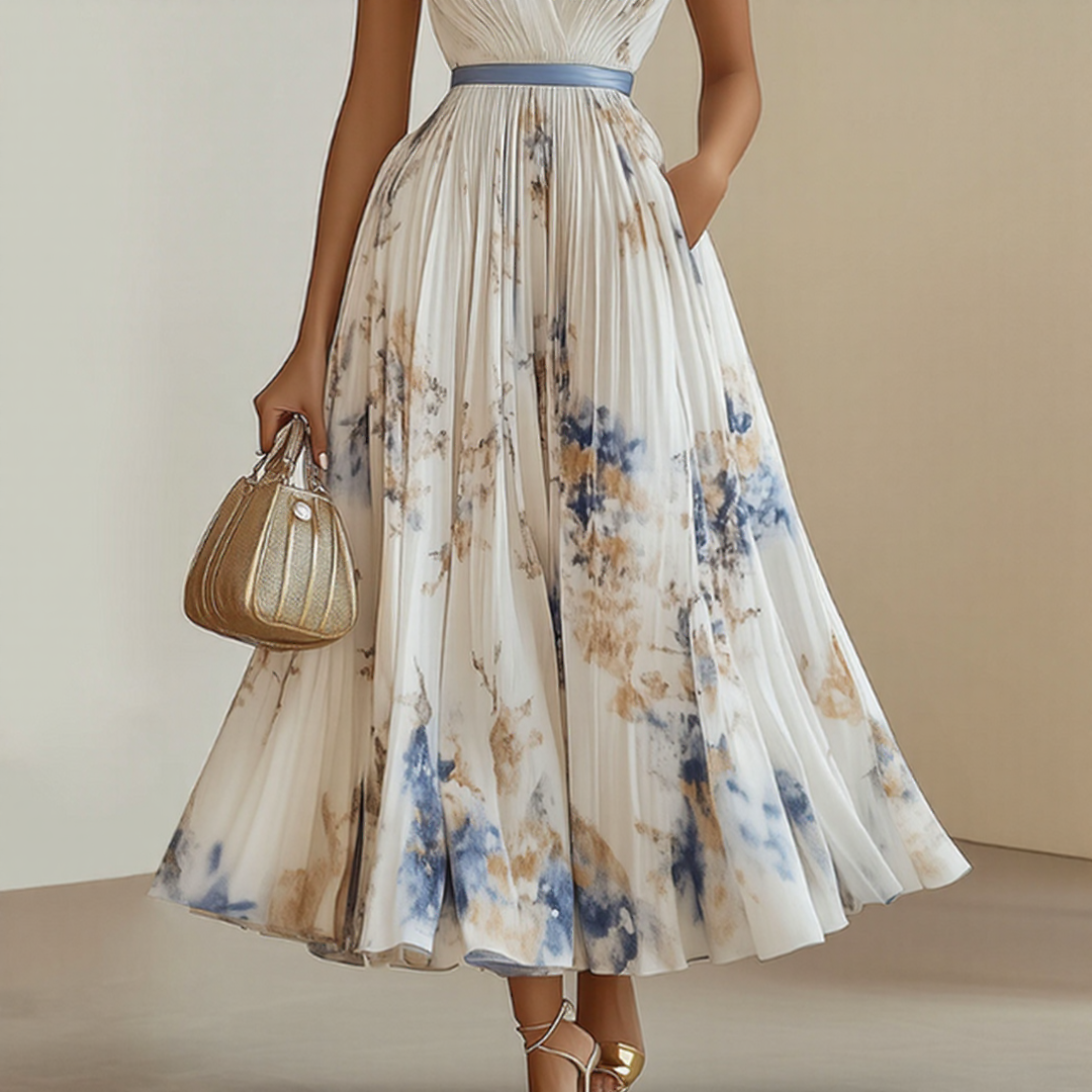 Elance™ | Luxe Pleated Maxi Dress