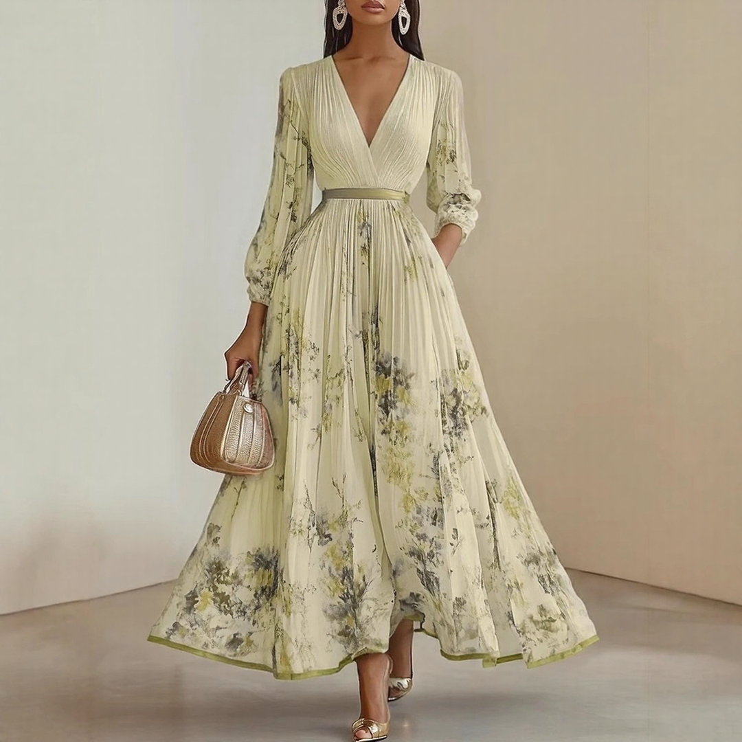 Elance™ | Luxe Pleated Maxi Dress