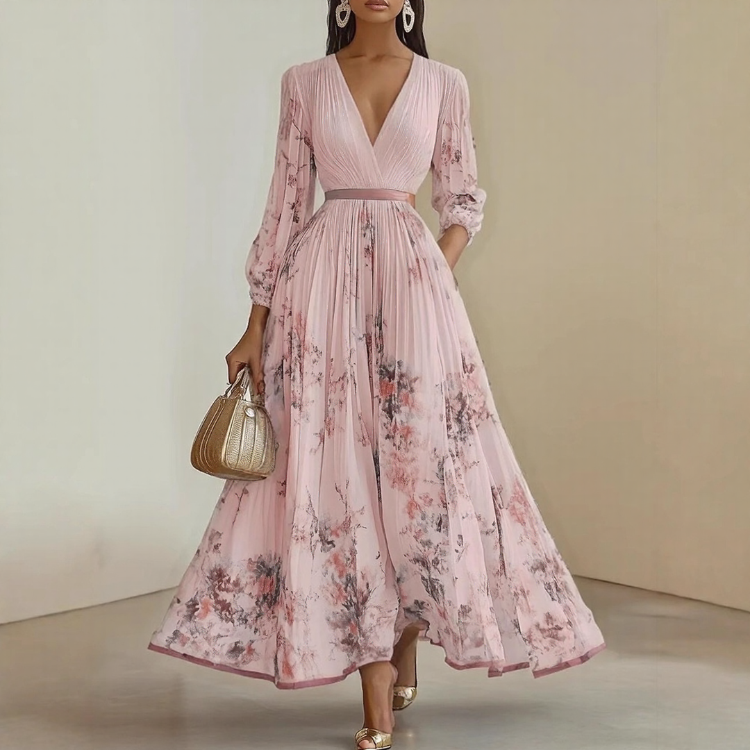 Elance™ | Luxe Pleated Maxi Dress