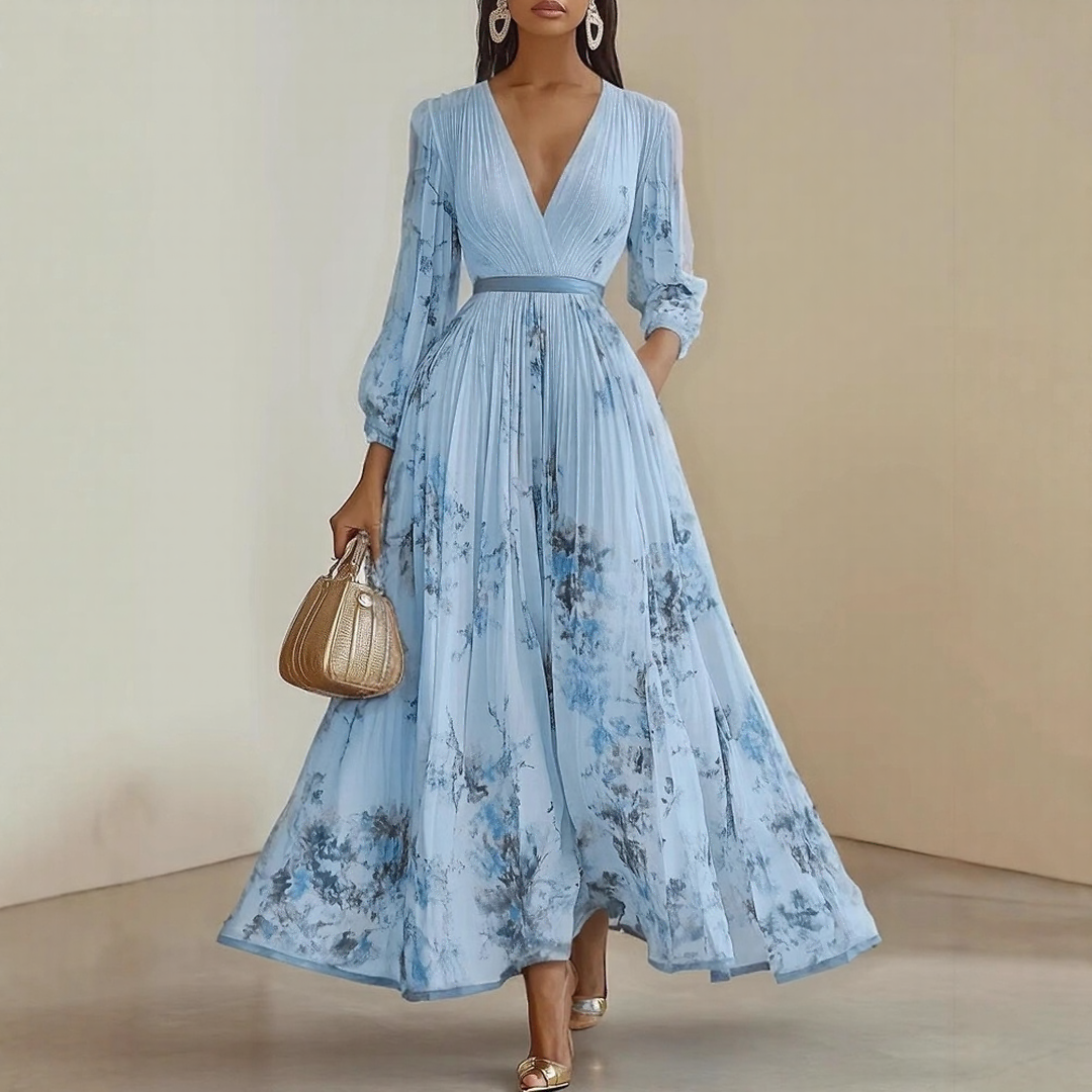 Elance™ | Luxe Pleated Maxi Dress