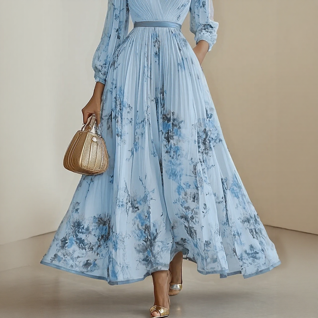 Elance™ | Luxe Pleated Maxi Dress