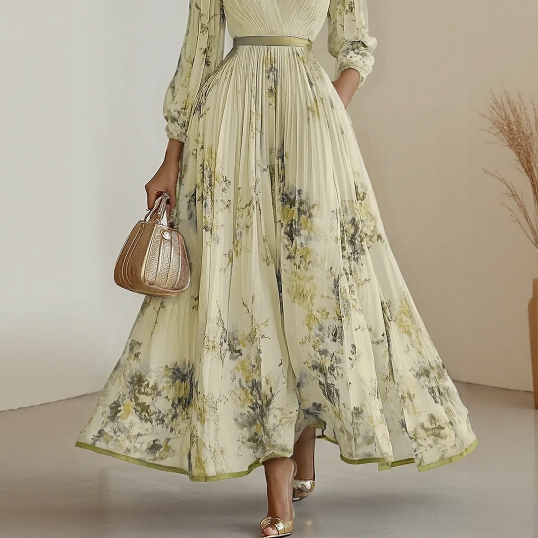Elance™ | Luxe Pleated Maxi Dress