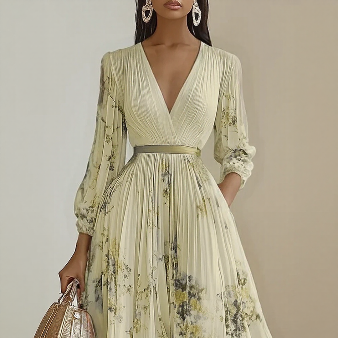 Elance™ | Luxe Pleated Maxi Dress