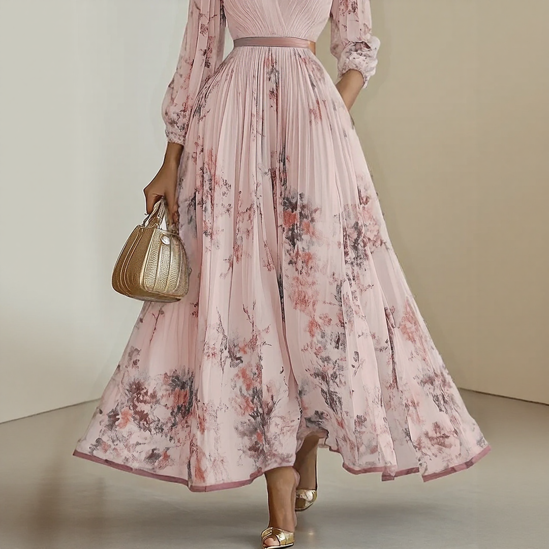 Elance™ | Luxe Pleated Maxi Dress