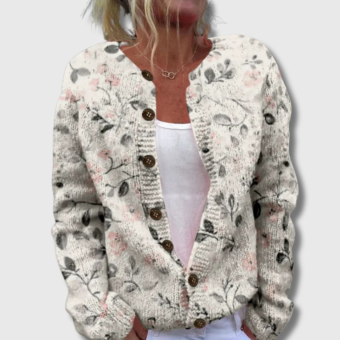 Elance™ | Printed Chic Cardigan