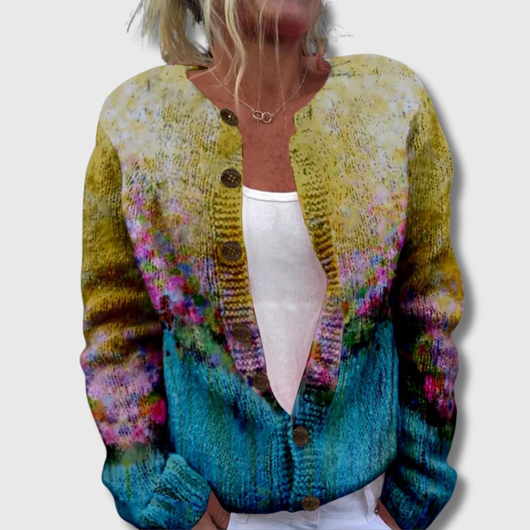 Elance™ | Elegant Printed Cardigan