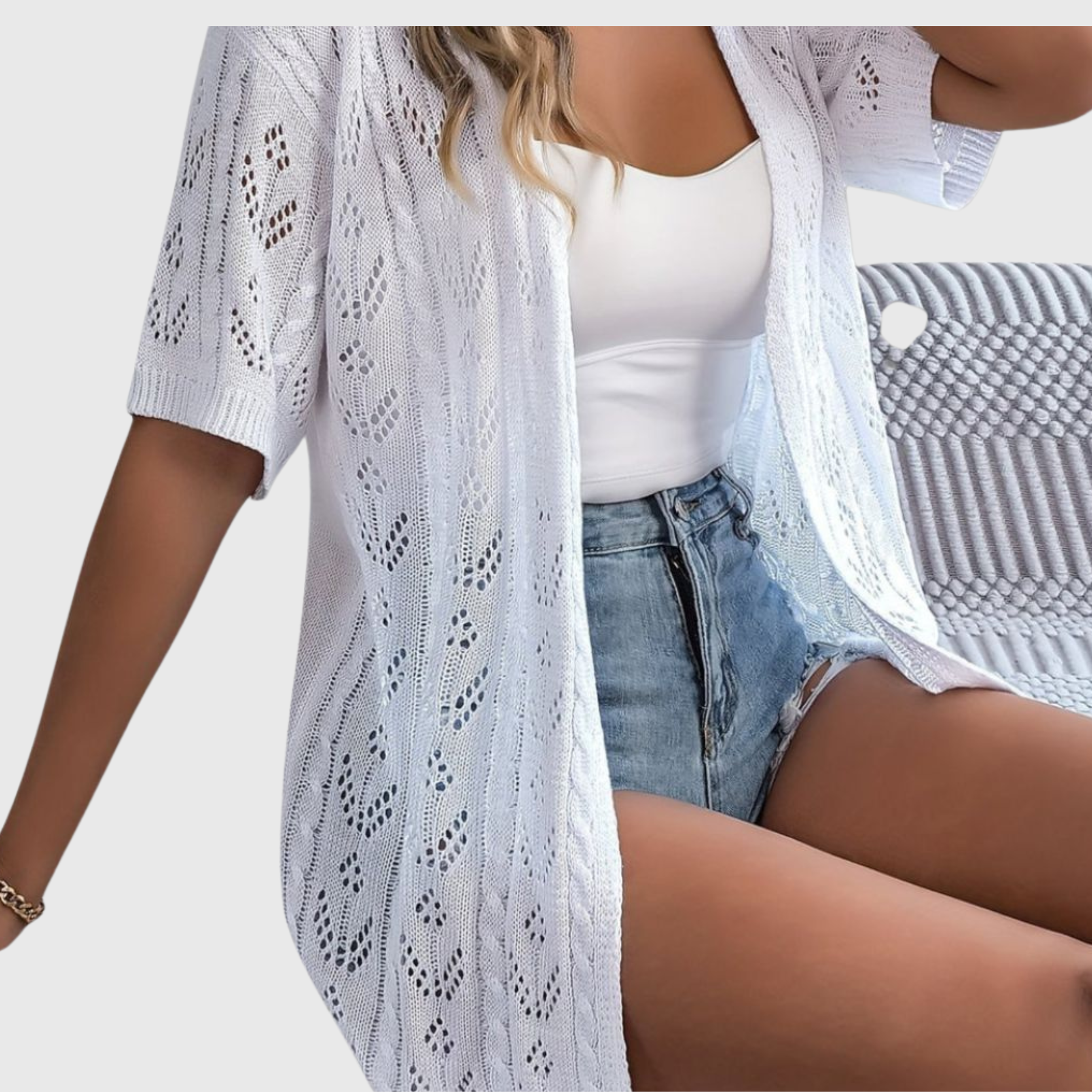 Elance™ | Women's Summer Openwork Cardigan