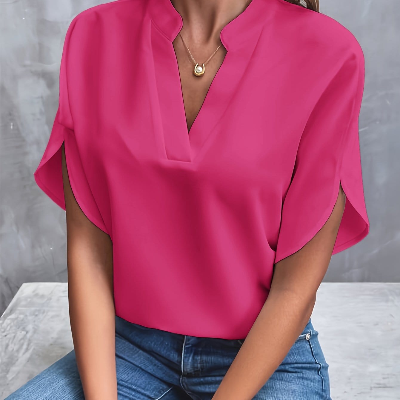 Ava&Claire | Eliana Draped Blouse