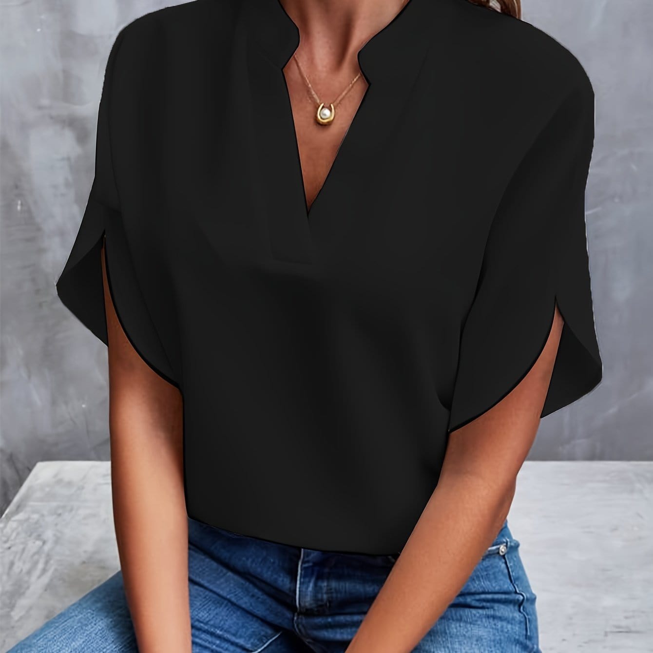 Ava&Claire | Eliana Draped Blouse