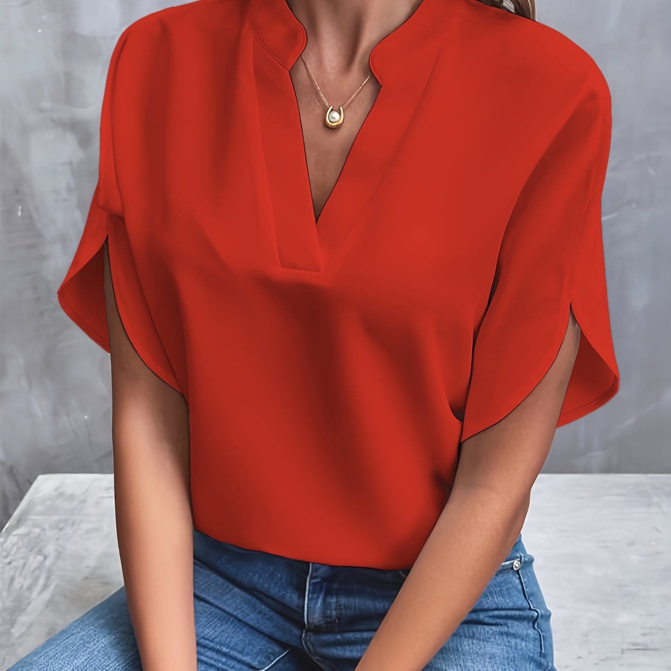 Ava&Claire | Eliana Draped Blouse