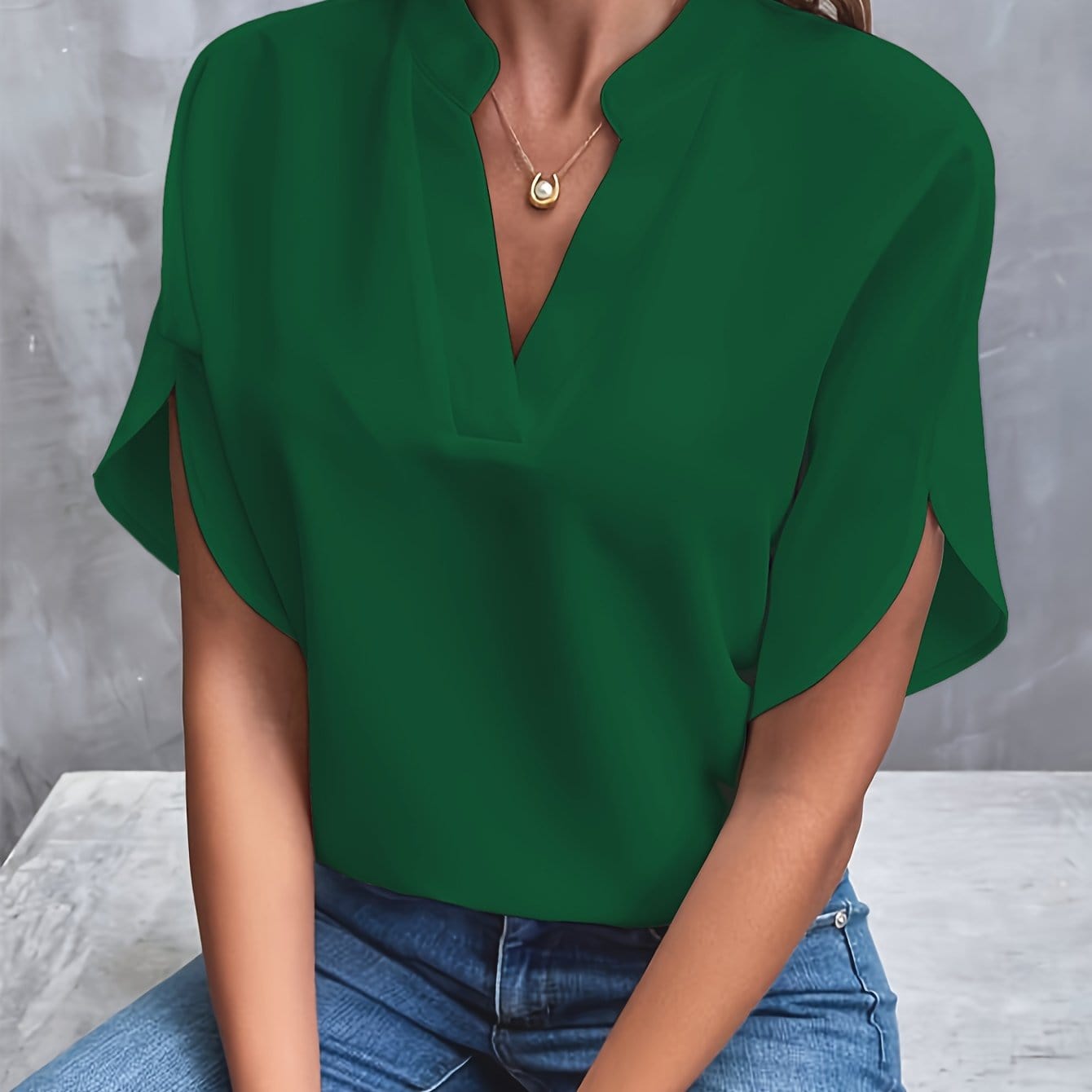 Ava&Claire | Eliana Draped Blouse