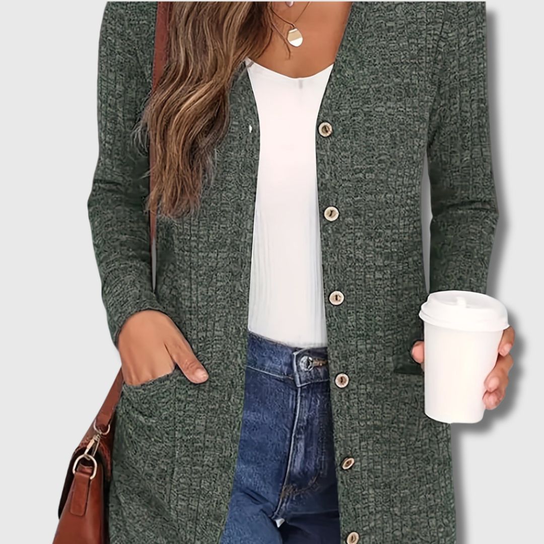 Elance™ | Chic Pocket Cardigan