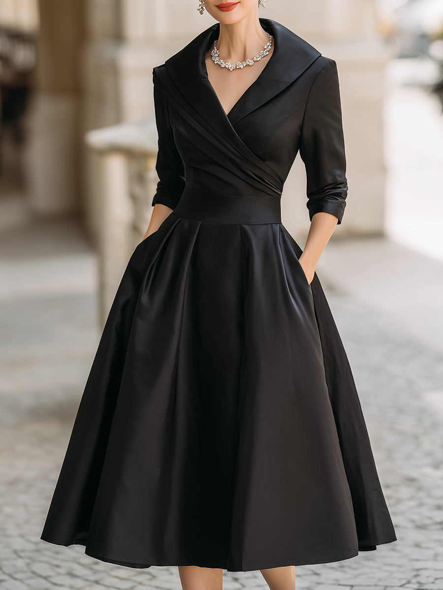 Ava&Claire | Lina Midi Satin Dress