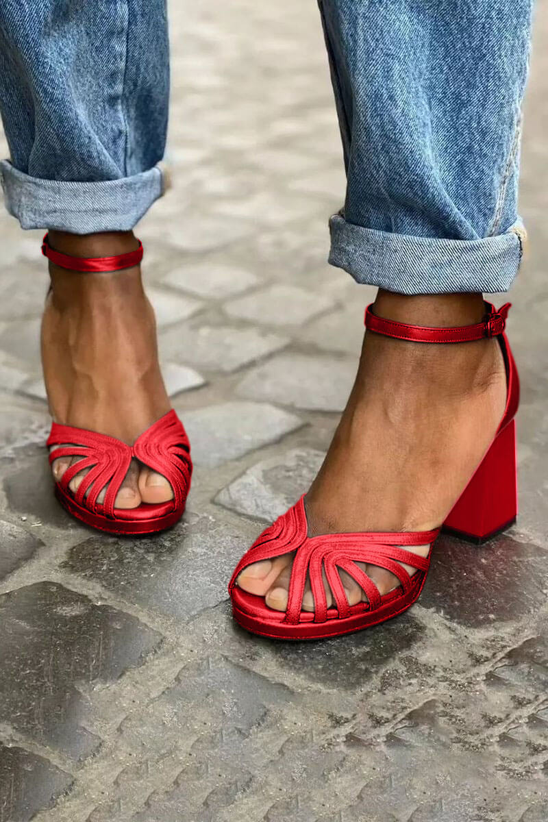 Elance™ | Metallic Heeled Sandal