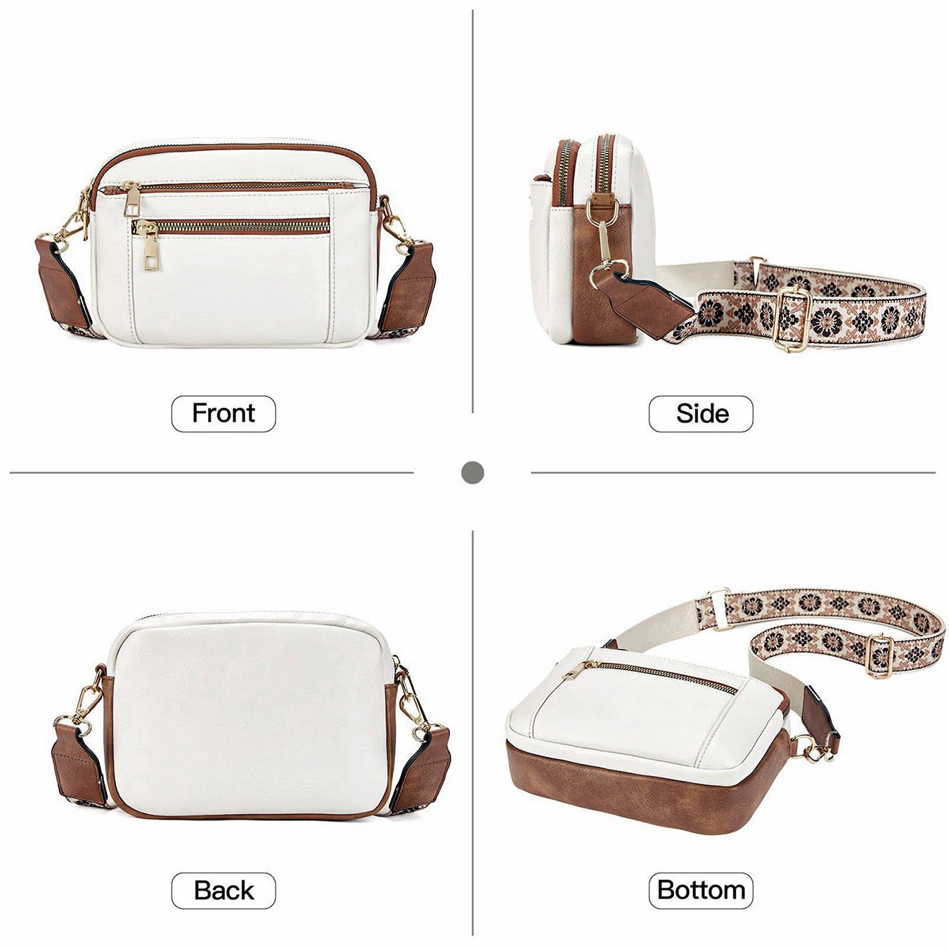 Ava&Claire™ | Fine Leather Shoulder Bag