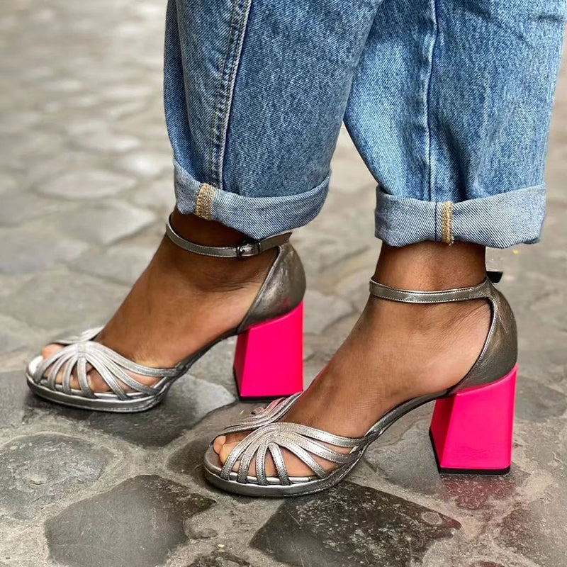Elance™ | Elegant Chunky Heel Sandals
