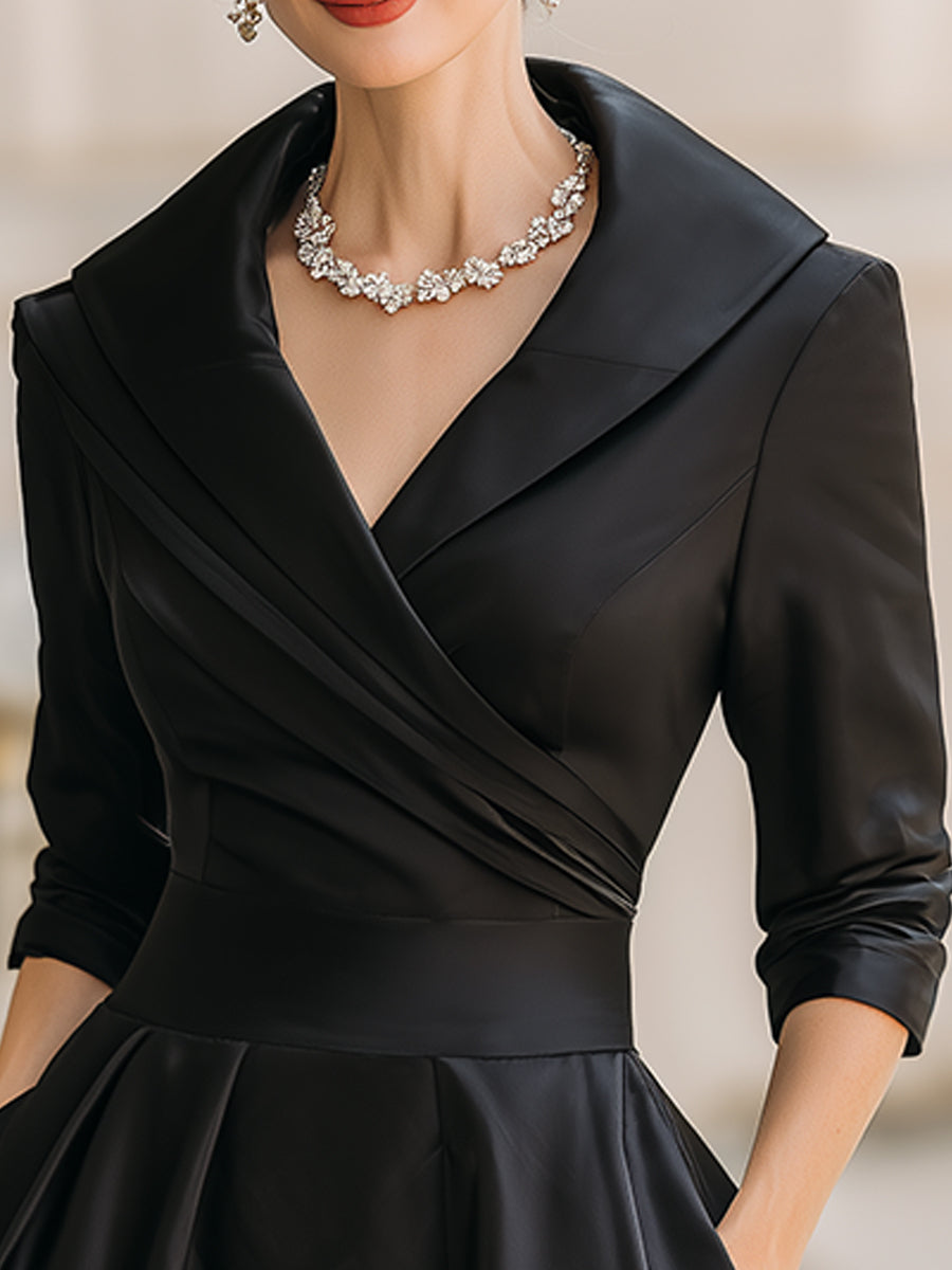 Ava&Claire | Lina Midi Satin Dress
