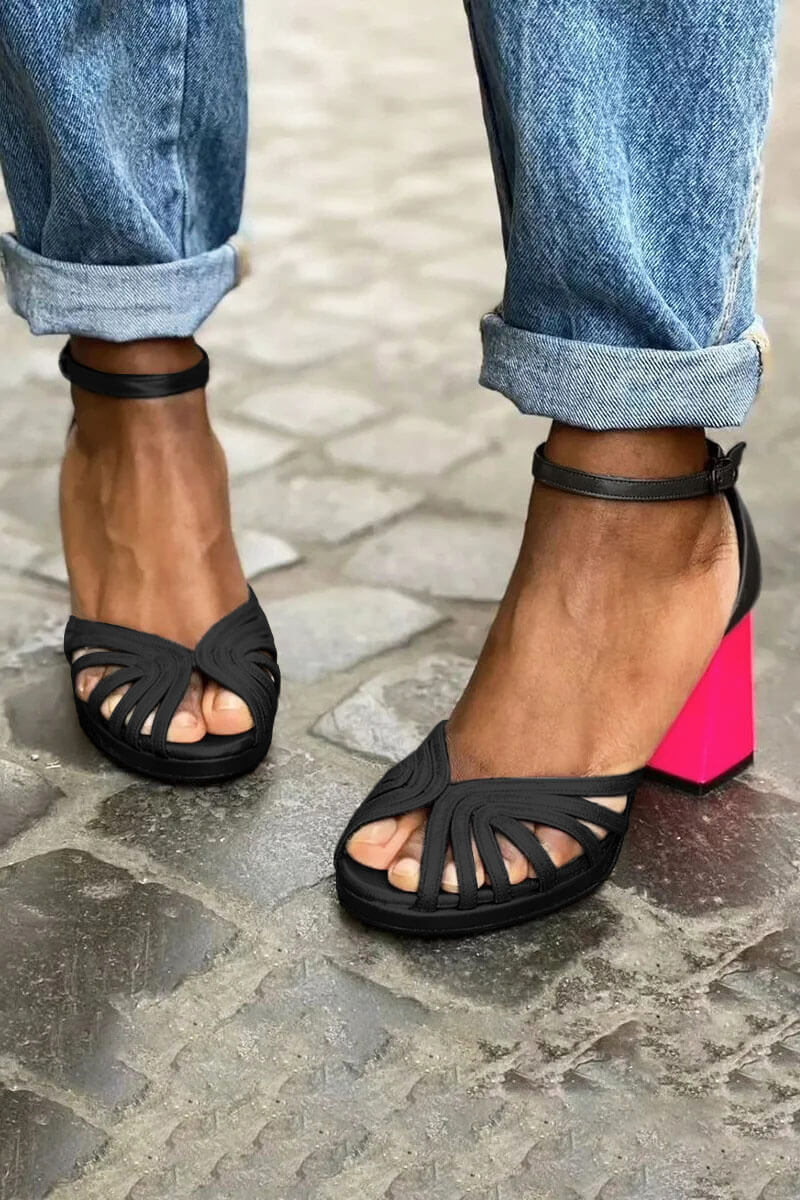 Elance™ | Metallic Heeled Sandal