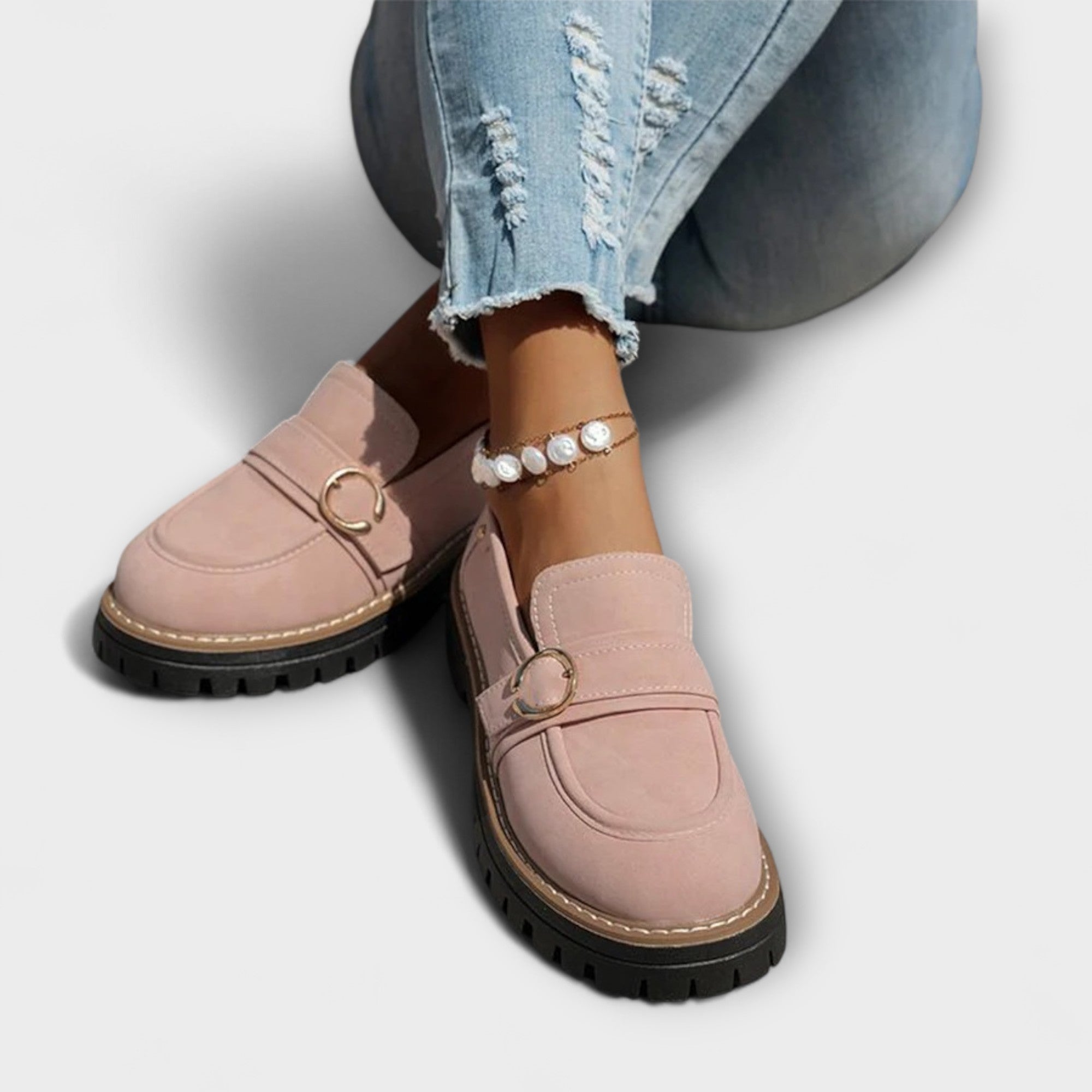 Elance™ | Elegant Rounded Toe Loafers