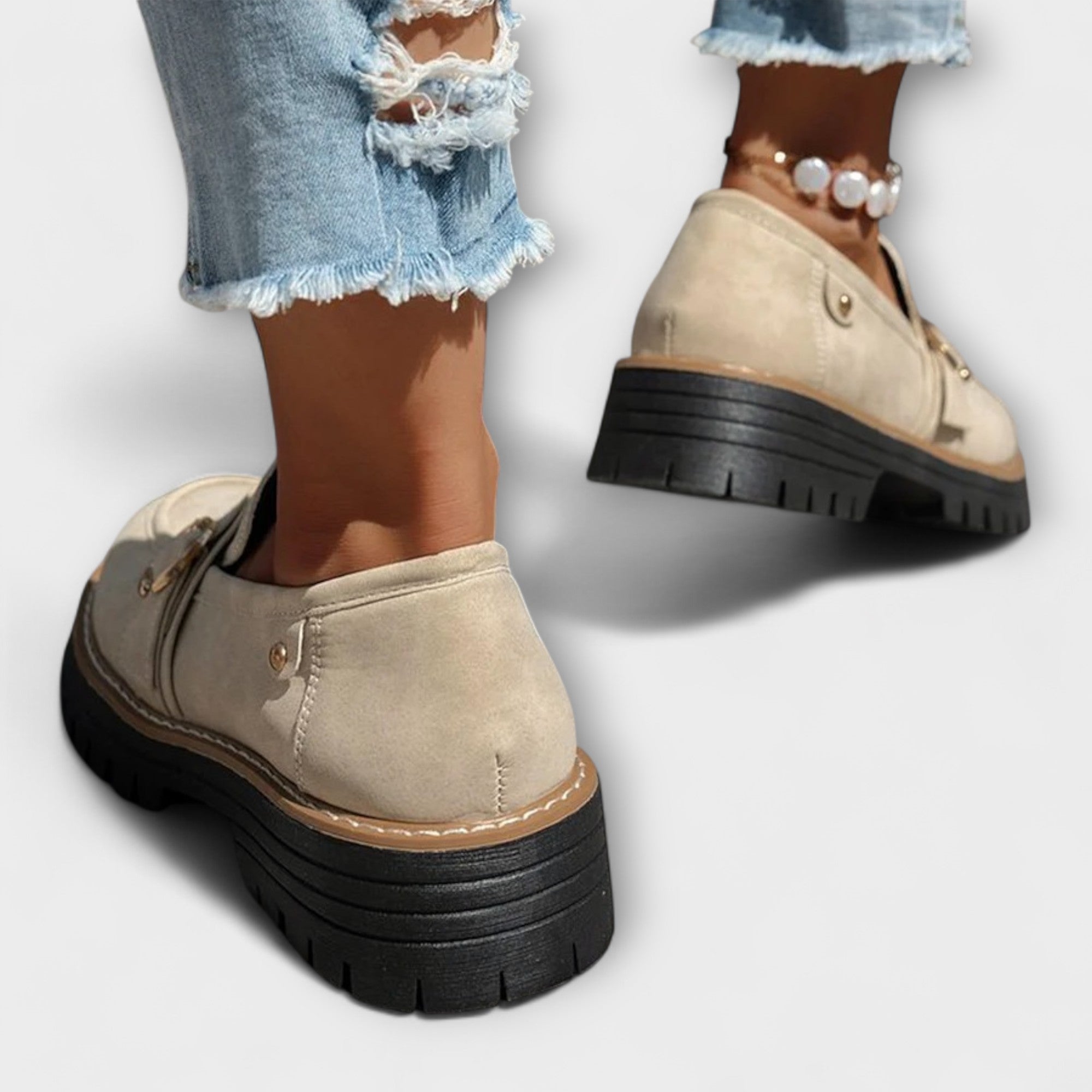 Elance™ | Elegant Rounded Toe Loafers