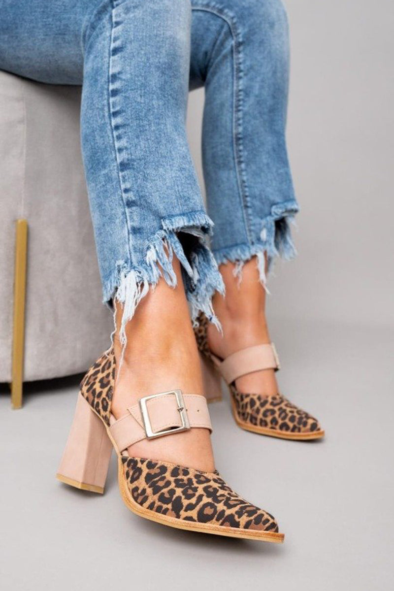Elance™ | Luxe Leopard Suede Sandals