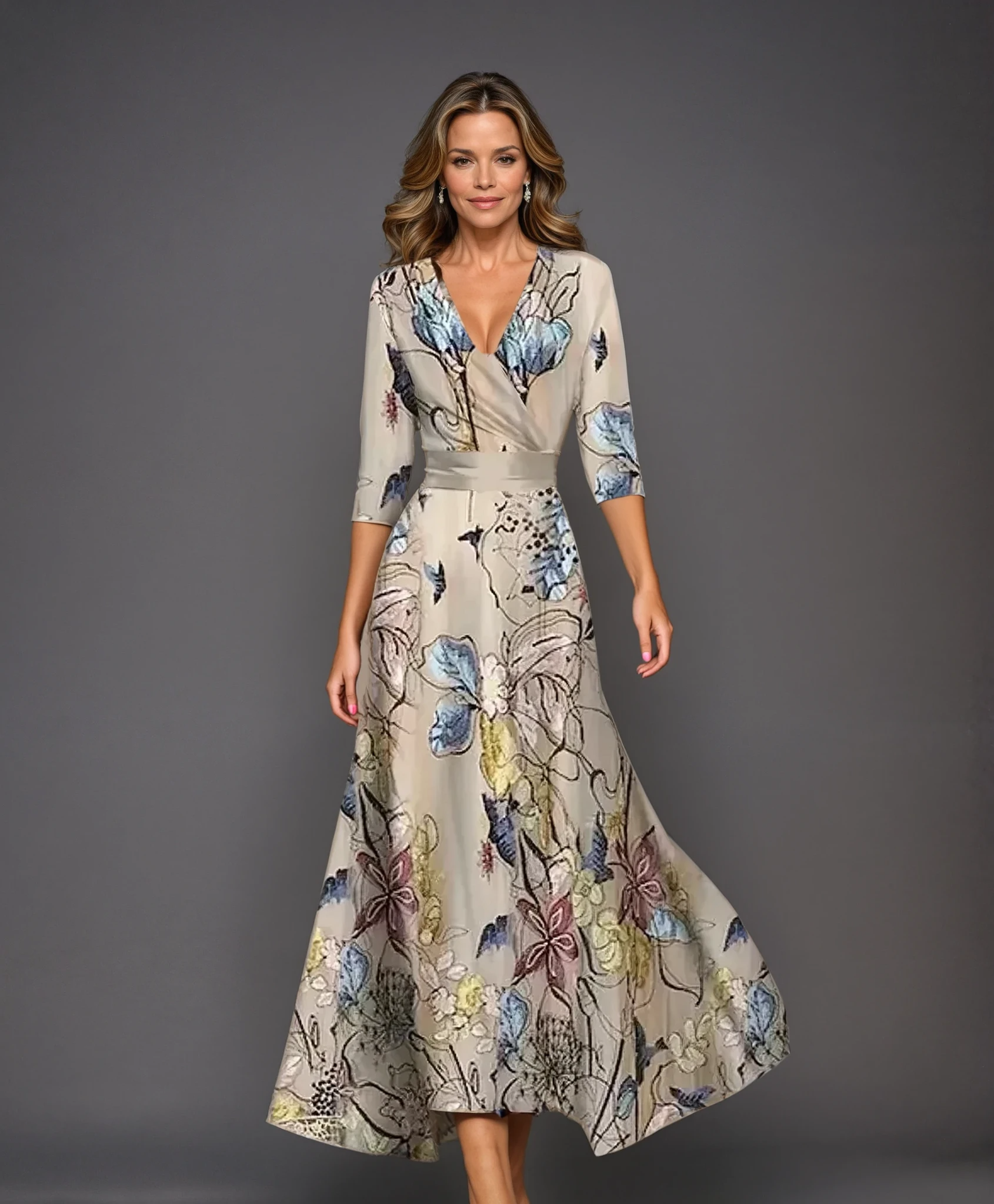 Elance™ | Elegant Floral Dress