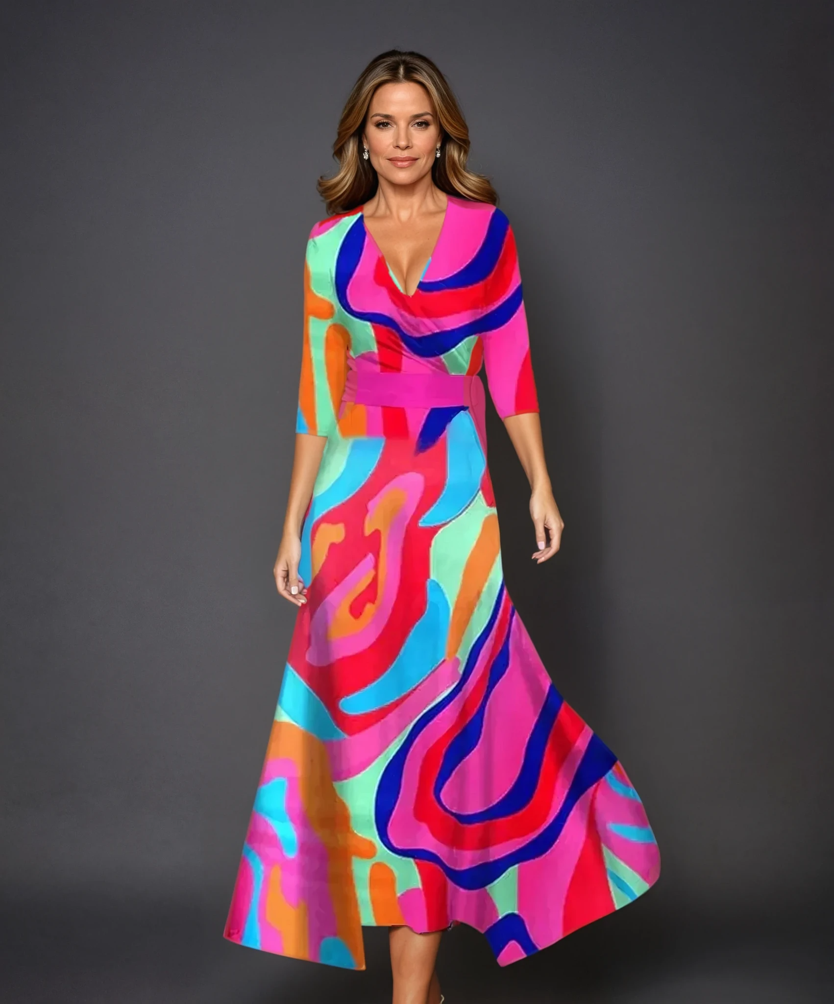 Elance™ | Elegant Floral Dress