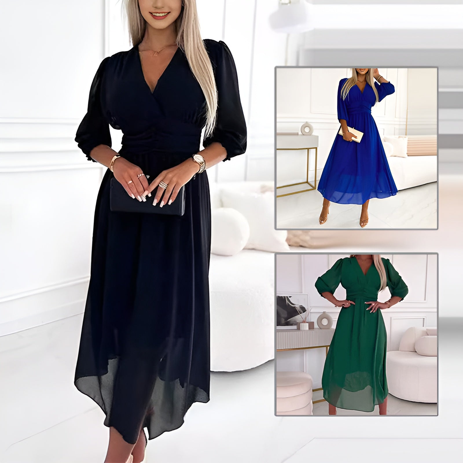 Elance™ | Silk Chiffon Dress