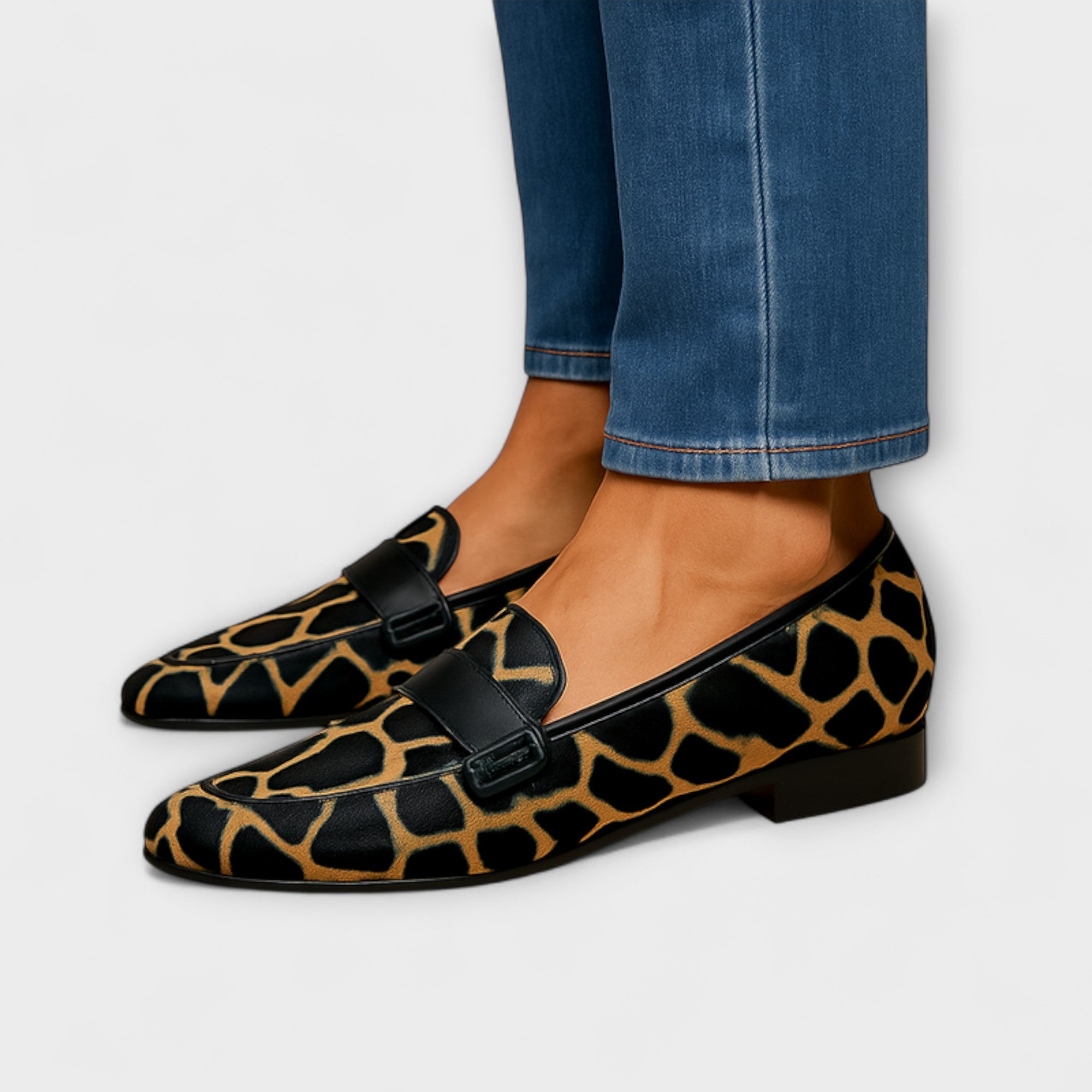Elance™ | Luxe Leopard Print Moccasins