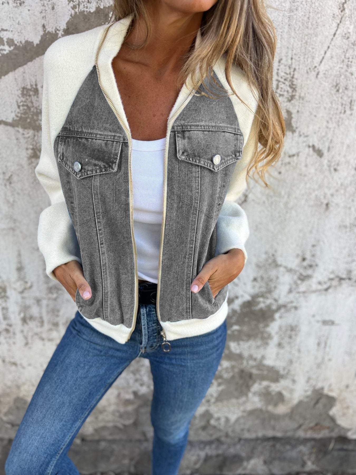 Ava&Claire - Zoe™ Stylish Denim Jacket