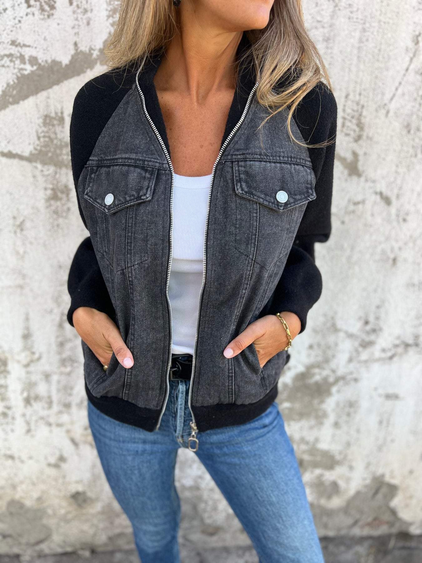 Ava&Claire - Zoe™ Stylish Denim Jacket