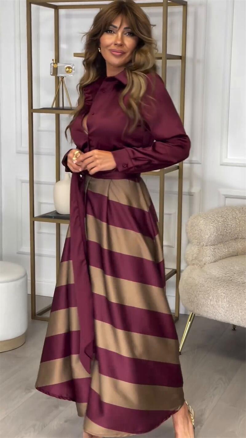 Elance™ | Striped Maxi Dress