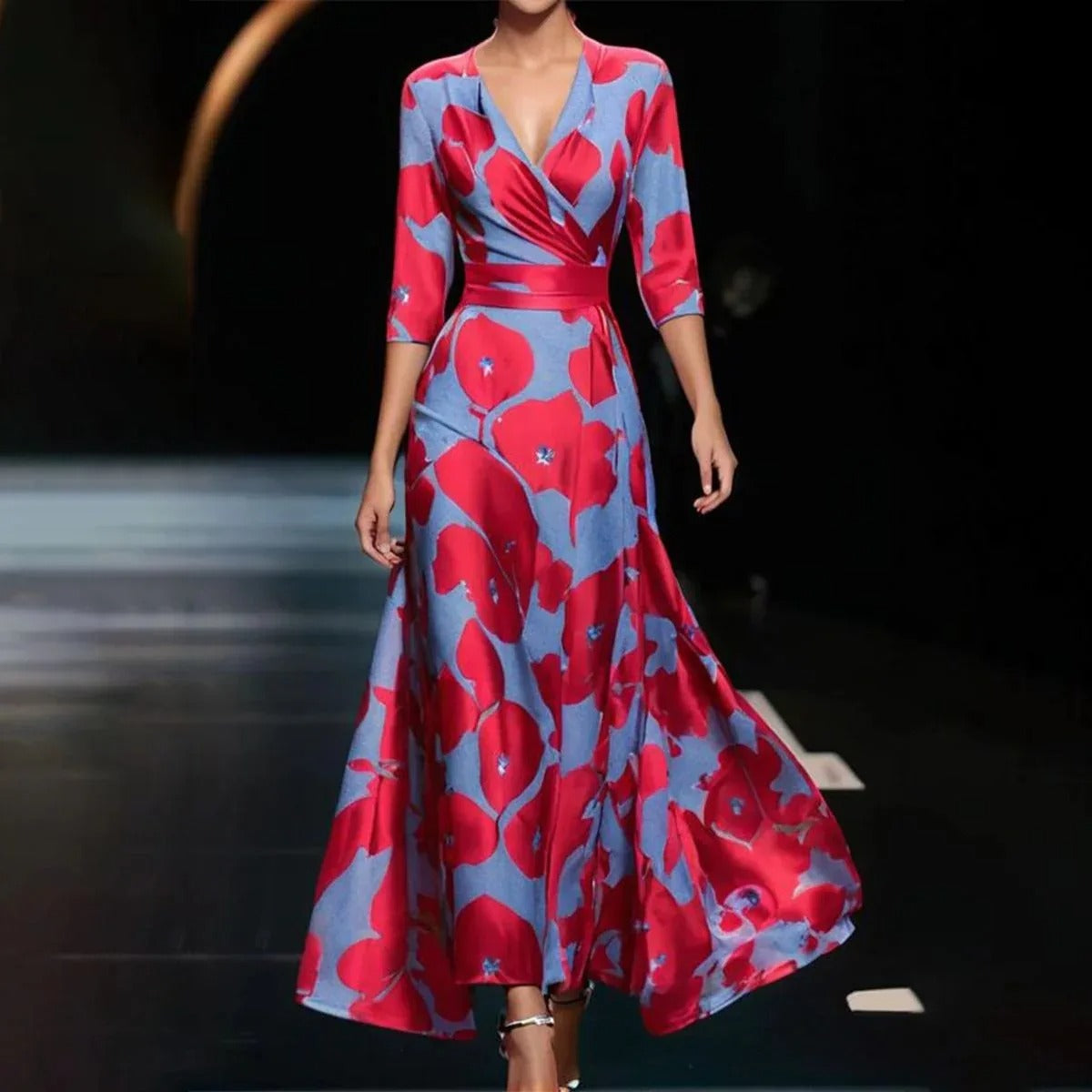 Elance™ | Elegant Floral Dress