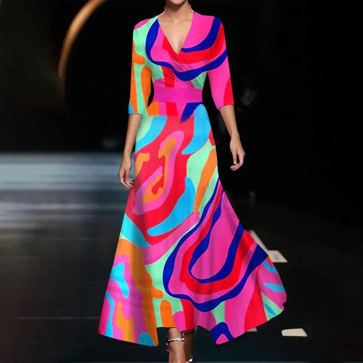 Elance™ | Elegant Floral Dress