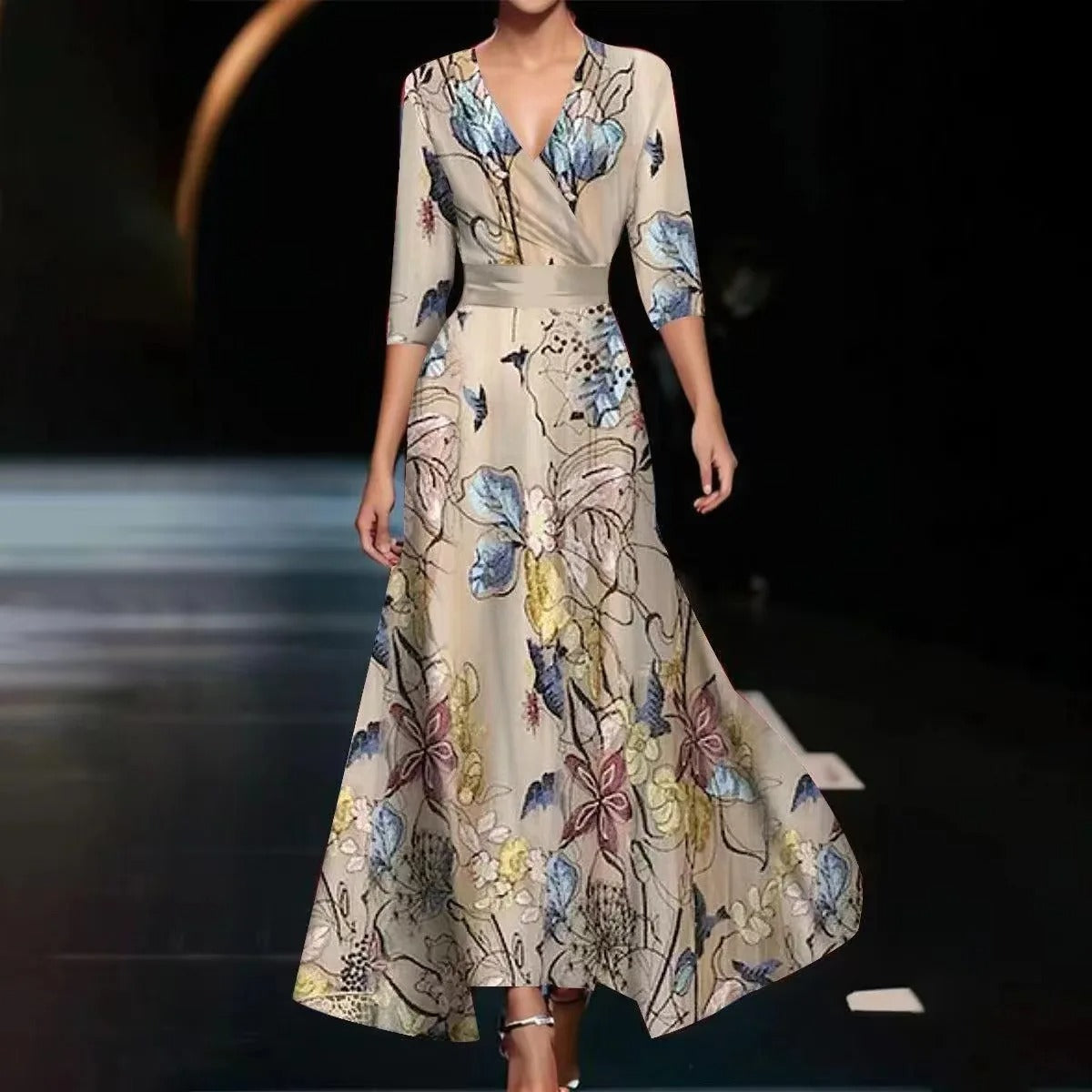 Elance™ | Elegant Floral Dress
