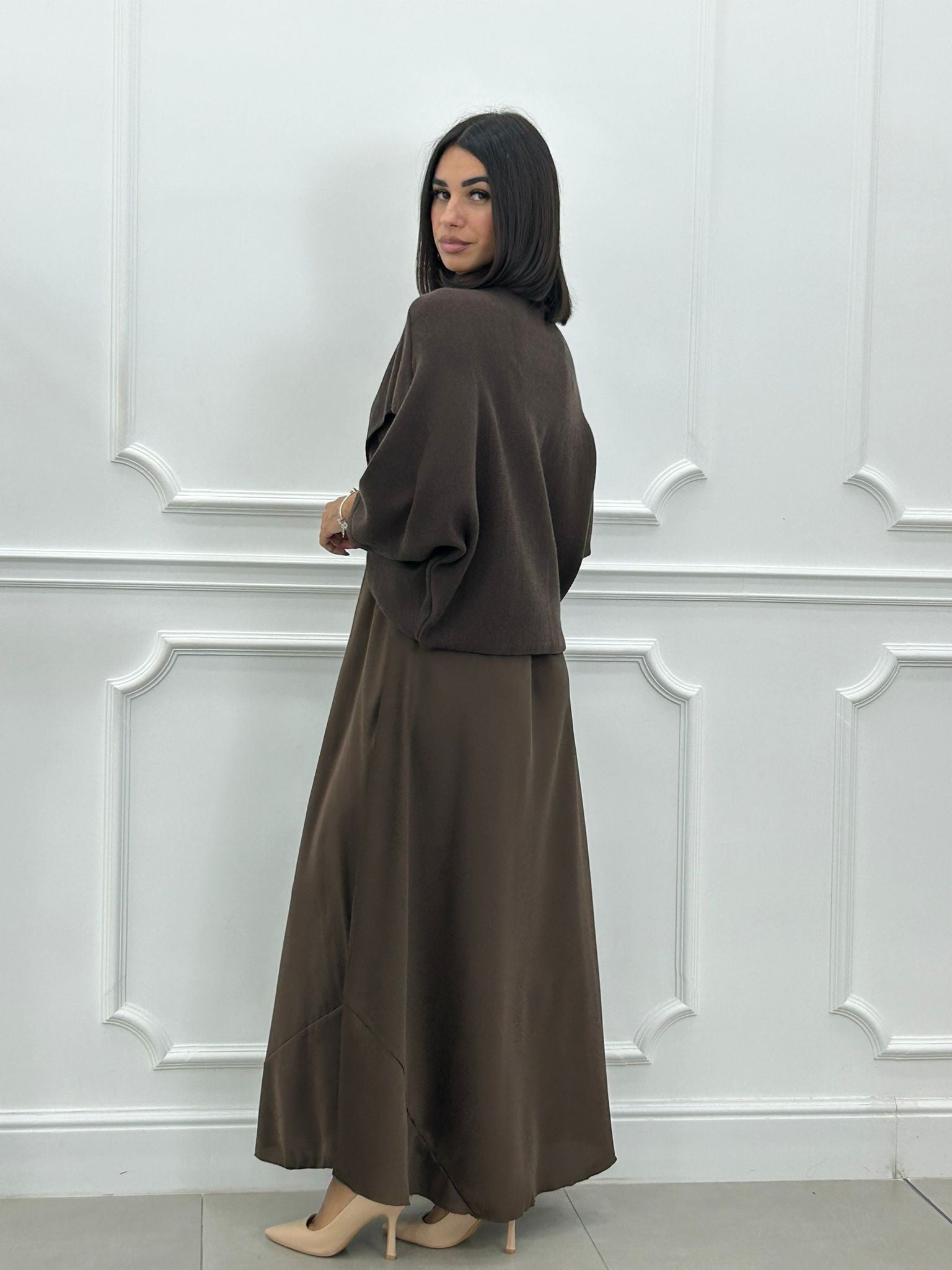 Elance™ | Elegant 2 in1 Dress & Knit Set