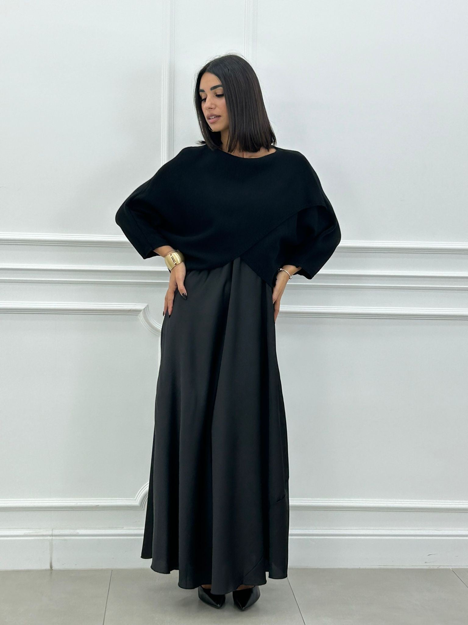 Elance™ | Elegant 2 in1 Dress & Knit Set